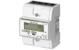 3-phasiger Stromzähler, 80A, MID, 4,3 Module, DIN TH-35mm