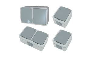 Feuchtraum Set McPower Fix Waschraum, 4-teilig, IP54, Steckanschluss