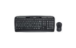 Tastatur/Maus-Set Logitech MK330, 1000dpi, schwarz, kabellos