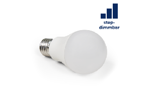 LED Glühlampe McShine, E27, 10W, 810 lm, 3000K, warmweiß, step dimmbar 100/50/10%