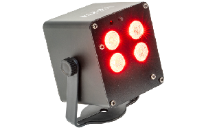 LED-Wash-Effekt IBIZA TINYLED-RGB-WASH, akkubetrieben, 4x 3W RGB LED