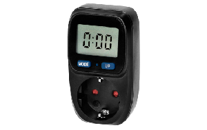 Energiekosten-Messgerät mit LCD-Display, max. 3.680W, schwarz