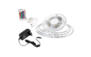 LED-Stripe SET 30LED/m, RGB, 4,8W/m, RGB, 5m, IP65, Cotroller, 36W Netzgerät