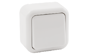 Wechselschalter McPower Finery, 250V/10A , AP, weiß