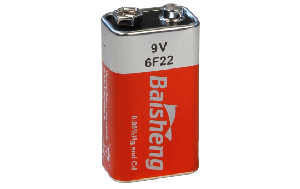 Block-Batterie Super Heavy Duty 9V, Typ 6F22