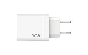 Ladeadapter Verbatim ''CHR-30EU2'', 30W, weiß, 2xUSB-A, 1xUSB-A QC, 1xUSB-C PD