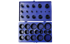 O-Ring Sortiment, Ø 3 - 50 mm, Säure-, Benzin- und Ölbeständig