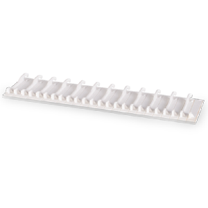 Abdeckstreifen, 219x54mm, bis 12 Teilungseinheiten, weiß