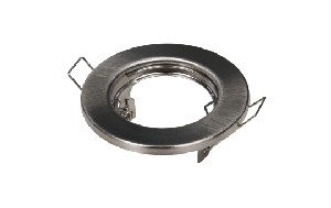 Einbaurahmen McShine ER-80 Edelstahl gebürstet, Ø80mm, starr