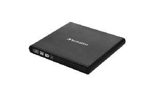 Externer CD/DVD Recorder/ Brenner Verbatim, Slimline, USB 2.0