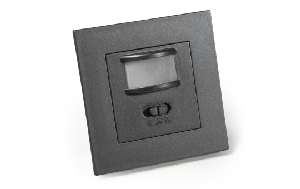 Unterputz IR Bewegungsmelder McShine &#039;&#039;LX-23&#039;&#039; 160°, 500W, LED geeignet, anthrazit