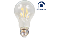 LED Filament Glühlampe McShine ''Filed'', E27, 7W, 820 lm, warmweiß, dimmbar, klar