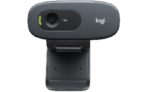 Webcam Logitech "C270", HD, 720p, USB, schwarz
