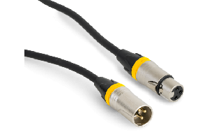Hochwertiges Audiokabel BST SOUND-XLRM-XLRF-5 5m, XLR Stecker u. Buchse