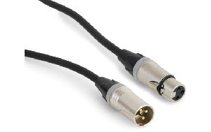 Hochwertiges Audiokabel BST ''SOUND-XLRM-XLRF-20'' 20m, XLR Stecker u. Buchse