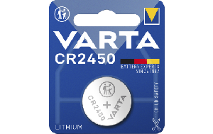 Lithium-Knopfzelle VARTA Electronics, CR 2450, 560mAh, 3V, 1er-Blister
