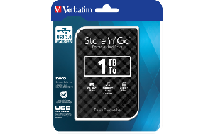 Externe Festplatte ''Store 'n' Go'' Verbatim, 1 TB Speicher, USB 3.0, inkl. Kabel