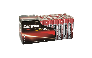 Micro-Batterie CAMELION Plus Alkaline 1,5 V, LR03 Typ AAA, 40er-Blister