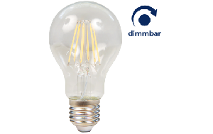 LED Filament Glühlampe McShine Filed, E27, 7W, 820 lm, warmweiß, dimmbar, klar