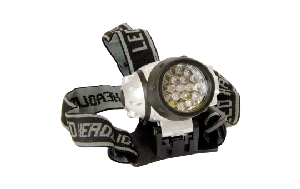 LED-Stirnlampe ''TL-19 pro'' mit 19 LEDs, inkl. 3x AAA-Batterien