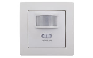 Unterputz IR Bewegungsmelder McPower ''Flair'' 160°, 750W, LED geeignet, weiß