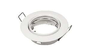 Einbaurahmen McShine ER-87 weiß, Ø87mm, schwenkbar