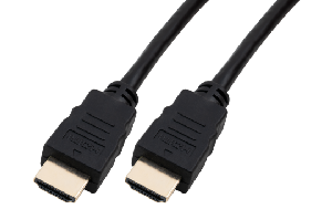 HDMI-Kabel HOLLYWOOD, HDMI 1.4, vergoldete Kontakte, 4K/UHD, ARC, HEAC, 0,5m