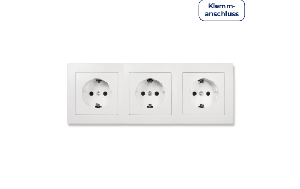 Steckdosen Set McPower Flair Beginner 3S Profi 4-teilig, weiß, Steckanschluss