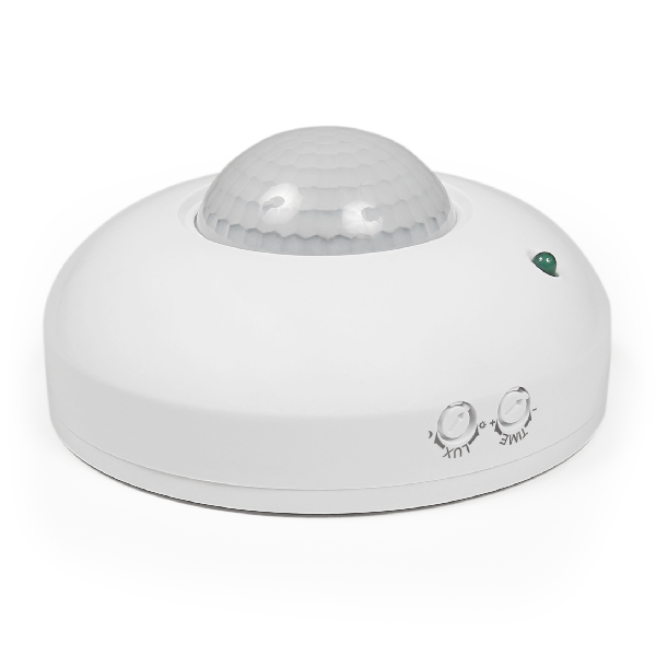 IR Bewegungsmelder McShine "LX-362", 360°, 1000W, weiß, LED geeignet