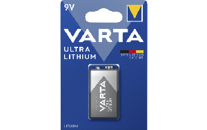 E-Block Batterie VARTA ''Ultra Lithium'', 6FR61, 9V, Ultra Lithium