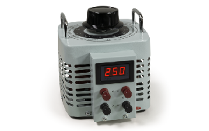 Ringkern-Stelltrafo McPower V-8000 LED, 0-250 V, 8 A, 2.000 W, NICHT galvanisch getrennt