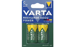 Baby-Akku VARTA, Typ C, NiMH-Akku, HR14, 1,2V/3000 mAh, Pre-charged, 2er Pack