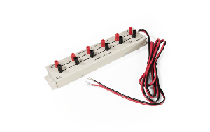 Netzgerät-Verteilerleiste McPower NVT-620, 1x ein, 6 Ausgänge, 20 A max., DC