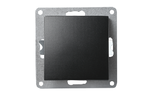 Blindabdeckung / Blende McPower ''Flair'' matt schwarz