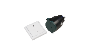 Funk-Schalter Set McPower Comfort Outdoor-Steckdose + Schalter, max. 3000W