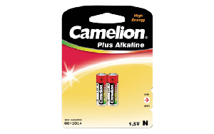 Lady-Batterie CAMELION Plus Alkaline, 1,5V, Typ LR1, 2er-Blister