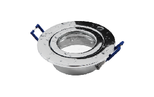 Einbaurahmen McShine DL-54 rund, Clip-Verschluss, IP44, Chrom