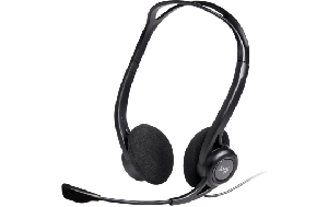Headset Logitech H960, USB, PC, Stereo, schwarz, kabelgebunden