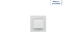 Wechselschalter McPower Flair, 250V~/10A, UP, Steckanschluss, weiß