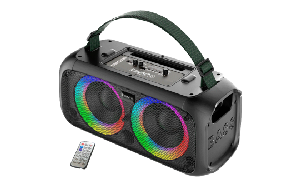 Batteriebetriebene Aktivbox STREET-SOUND 2 x 6.5/16cm, 100W, mit Beleuchtung