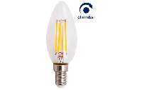 LED Filament Kerzenlampe McShine ''Filed'' E14, 6W, 600lm, warmweiß, dimmbar