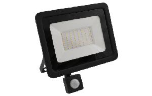 LED-Außenstrahler McShine Slim 50W, 4250lm, IP66, 4000K, Bewegungsmelder
