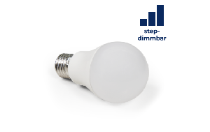 LED Glühlampe McShine, E27, 11W, 1.055 lm, 3000K, warmweiß, step dimmbar 100/50/10%