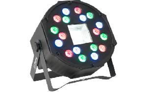 Licht Effekt ''PARTY-PAR-STROBE'' 120W, 250x85mm, RGB mit Stroboskop-Effekt