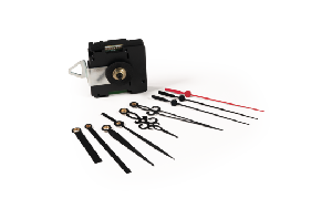 Funk-Quarzuhrwerk McPower &quot;FQU-5005&quot; 3 verschiedene Metall-Zeigersätze, springend