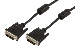 DVI Anschluss Kabel, 18+1, 2m Stecker -> Stecker
