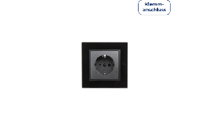 Schutzkontakt-Steckdose McPower Flair, 250V~/16A, Steckanschluss, anthrazit