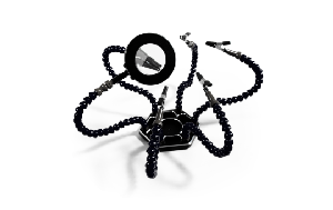 Helfende Hände McPower &quot;HM-6&quot; mit 6 Armen, LED-Lupenleuchte, sehr flexibel