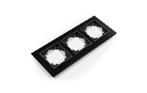 Rahmen McPower ''Flair'', 3-fach, schwarzes Aluminium