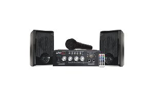Karaoke-Set PARTY KA100 USB/SD, Bluetooth, inkl. Mikrofon und Boxen